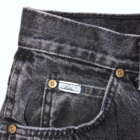 80’s Chic Jeans Ultra High-Rise Tapered Leg Black (28) - Picture 13 of 17